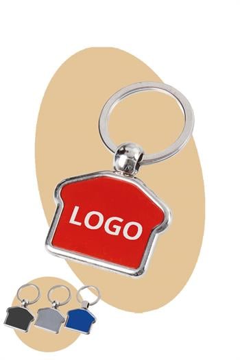Promosyon Ev Şeklinde Metal Anahtarlık 0903-PETK