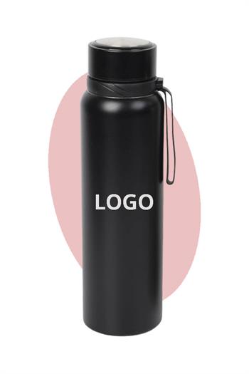 Promosyon Logo Baskılı 1000ml Süzgeçli Paslanmaz Çelik Termos 5253-PETK