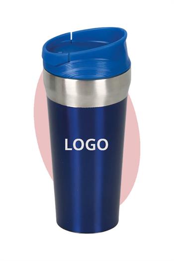 Promosyon Logo Baskılı 400ml Devrilmez Termos Bardak 0473-PETK