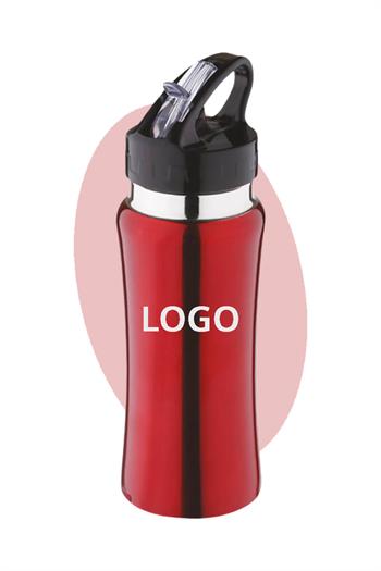 Promosyon Logo Baskılı 500ml Emzikli Çelik Matara 2553-PETK