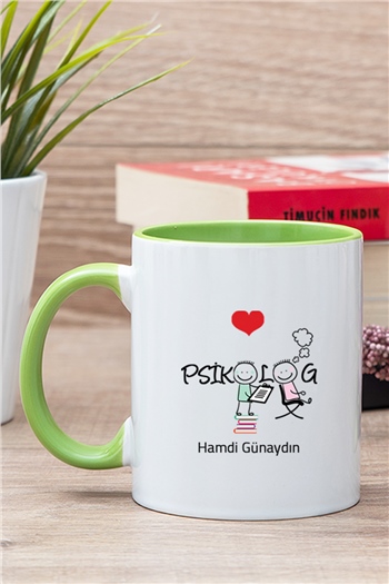 Psikolog İçi Renkli Kupa Bardak