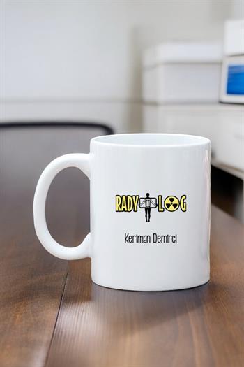 Radyologlara Hediye Beyaz Kupa Bardak