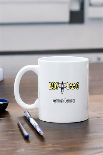 Radyologlara Hediye Beyaz Kupa Bardak