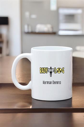 Radyologlara Hediye Beyaz Kupa Bardak