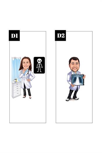 Radyoloji Doktoruna Hediye Kişiye Özel Karikatürlü Kupa Bardak