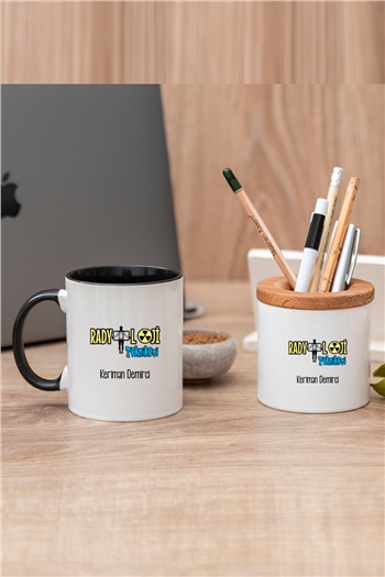 Radyoloji Teknikeri Renkli Kupa Bardak ve Kalemlik