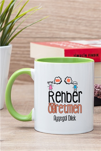 Rehber Öğretmen İçi Renkli Kupa Bardak