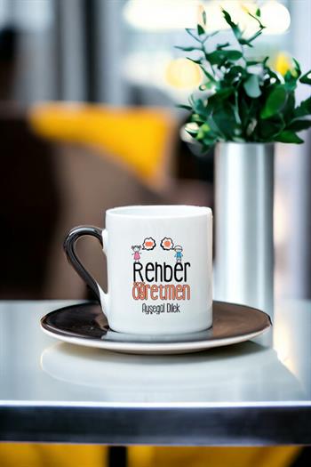 Rehber Öğretmen Renkli Türk Kahvesi Fincanı