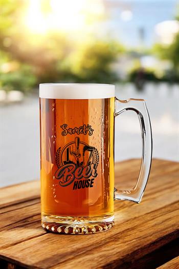 Sevgiliye Doğum Günü Hediyesi İsimli Bira Bardağı