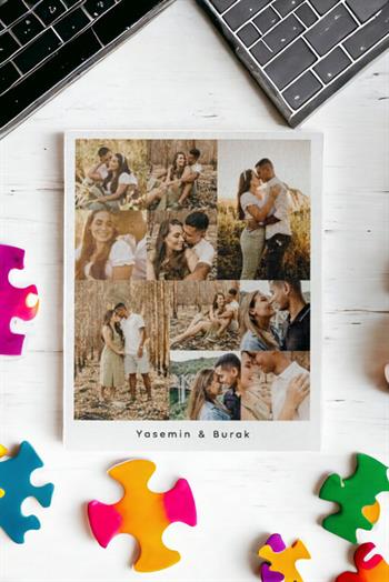 Sevgiliye Hediye 10 Fotoğraflı Kolaj Puzzle