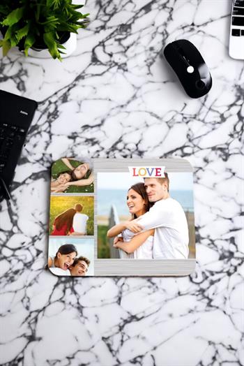 Sevgiliye Yeni İş Hediyesi Fotoğraflı Mouse Pad