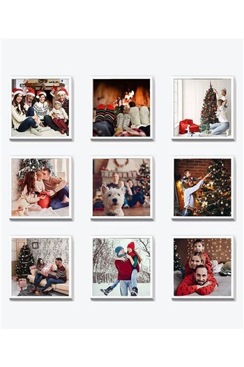 Sök Tak 3lü Beyaz Kare Çerçeve