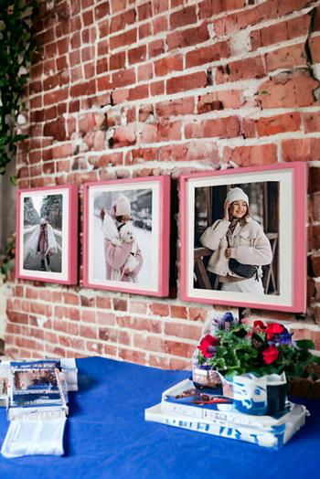 Sök Tak 3lü Pembe Kare Çerçeve