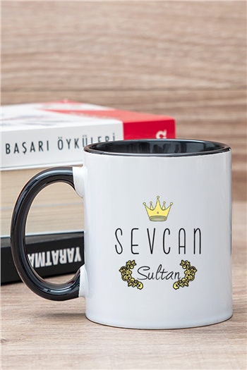 Sultan Tasarım İçi Renkli Kupa Bardak