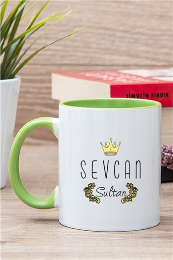 Sultan Tasarım İçi Renkli Kupa Bardak