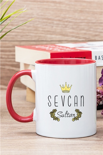 Sultan Tasarım İçi Renkli Kupa Bardak