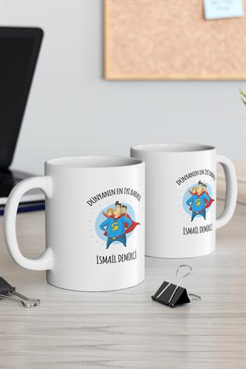 Süper Babalara Hediye Kişiye Özel Kupa Bardak