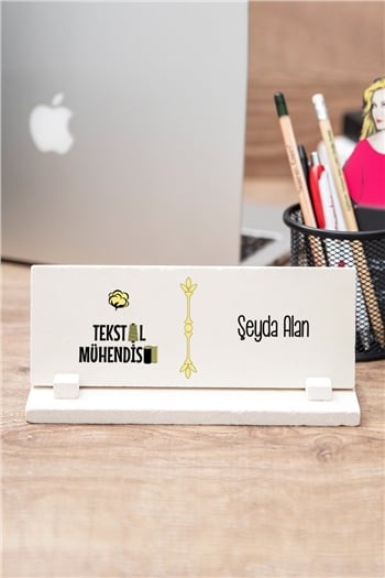 Tekstil Mühendisi Taş Masa İsimliği