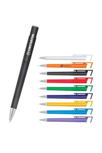 Telefon Tutucu Özellikli Çevirmeli Plastik Tükenmez Kalem 0102-PAK