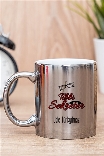 Tıbbi Sekreter Gold - Silver Kupa Bardak