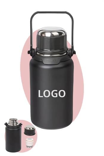 Tutacaklı ve Kilitli Kapaklı 900ml Promosyon Çelik Termos 5193-PETK