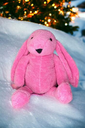 Uyku Arkadaşı 50 cm Pembe Peluş Tavşan