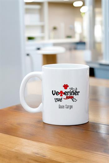 Veteriner Hekimine Hediye Beyaz Kupa Bardak