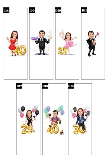 Yakın Arkadaşa Doğum Günü Hediyesi Karikatürlü Çerçeve