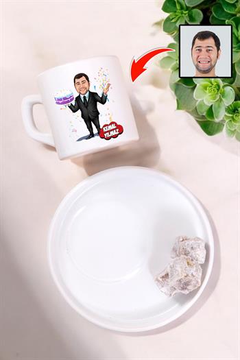 Yakın Erkek Arkadaşa Doğum Günü Hediyesi Kahve Fincanı