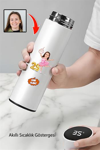 Yakın Kız Arkadaşa Doğum Günü Hediyesi Termos Bardak