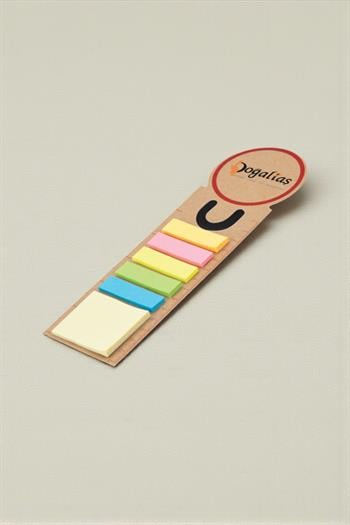 Yapışkanlı Notluklu Promosyon Kitap Ayracı 510-DG-PETK