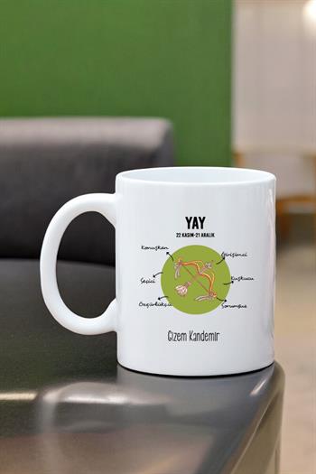 Yay Burcuna Hediye Kişiye Özel Kupa Bardak
