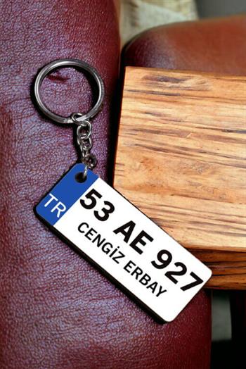 Yeni Araç Hediyesi Plaka Anahtarlık