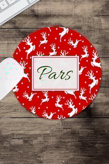 Yılbaşı Hediyesi Geyik Tasarımlı Mouse Pad