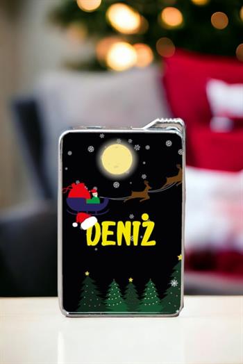 Yılbaşı Tasarımlı İsme Özel Yeni Yıl Hediyesi Çakmak