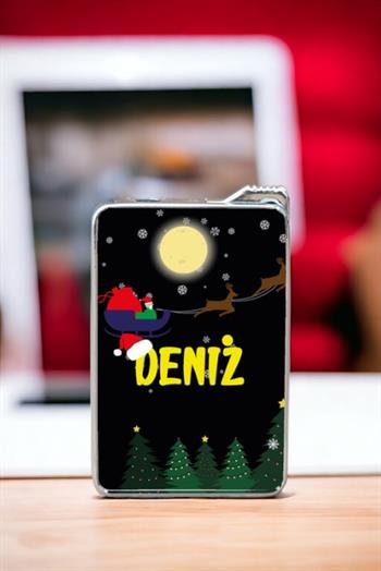 Yılbaşı Tasarımlı İsme Özel Yeni Yıl Hediyesi Çakmak