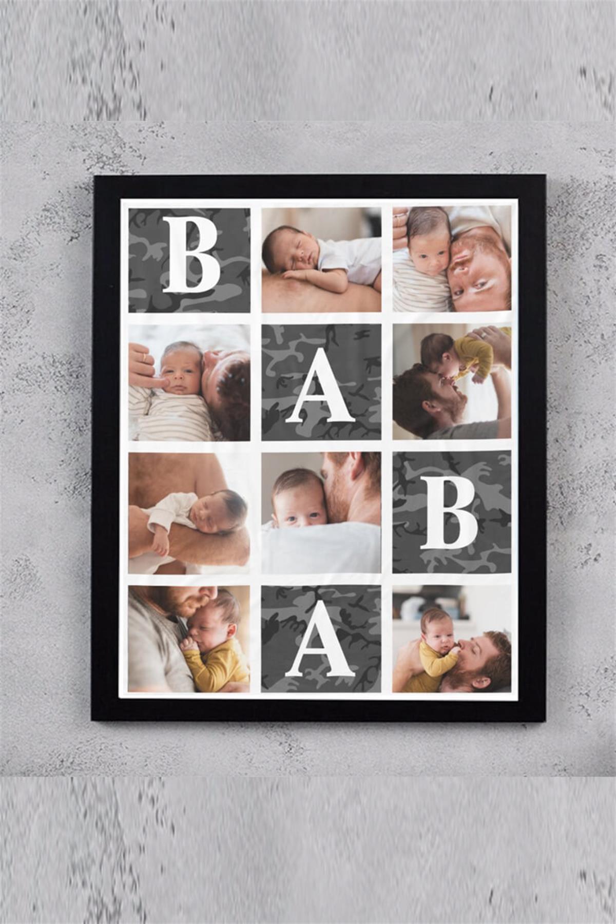 Bebekten Babaya Babalar Günü Hediyesi Fotoğraflı Dikdörtgen Çerçeve | Hediye  Dükkanı