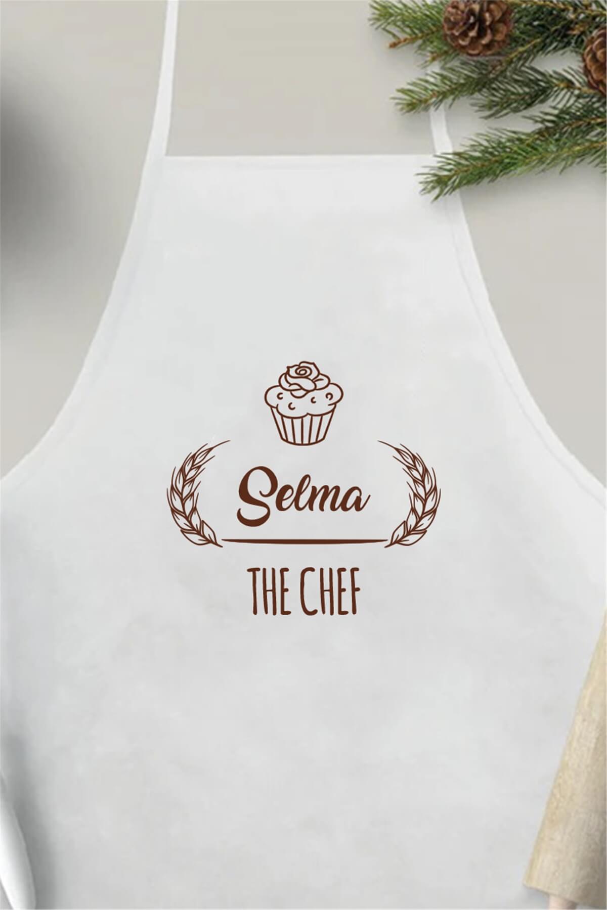Chef Tasarım İsme Özel Mutfak Önlüğü | Hediye Dükkanı