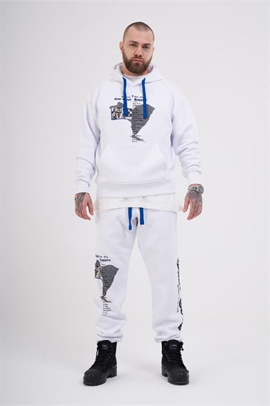 Ghetto Off Limits - Eastside Hoodie White
