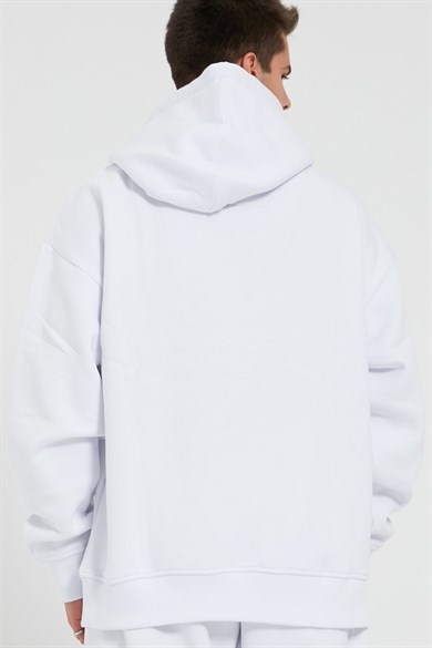 Ghetto Off Limits - Paisley Hoodie White