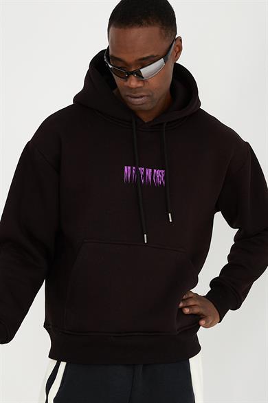 NO FACE NO CASE OVERSIZE UNISEX HOODIE