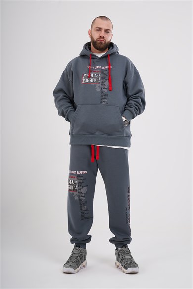 Ghetto Off Limits - Westside Hoodie Anthracite