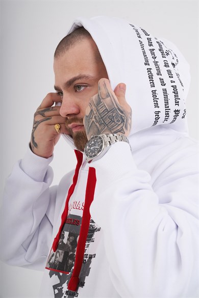 Ghetto Off Limits - Westside Hoodie White