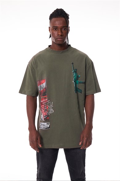 Enjoy Your Freedom Khaki T-shirt