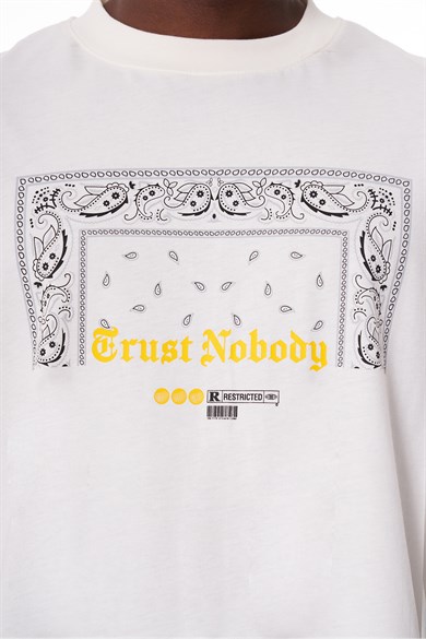 Trust Nobody White T-shirt