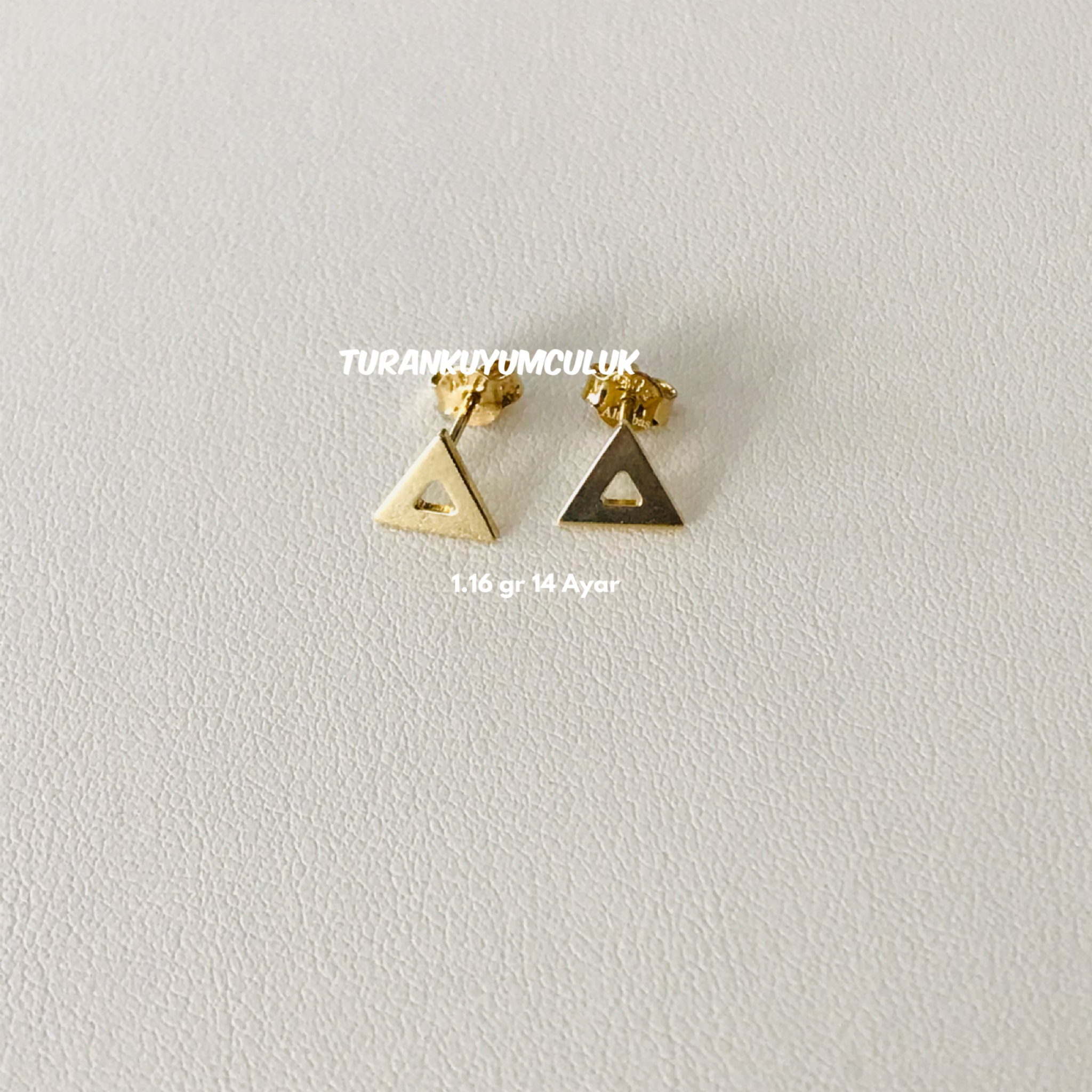 14 Ayar Küpe1,16 Gr - 14 Ayar