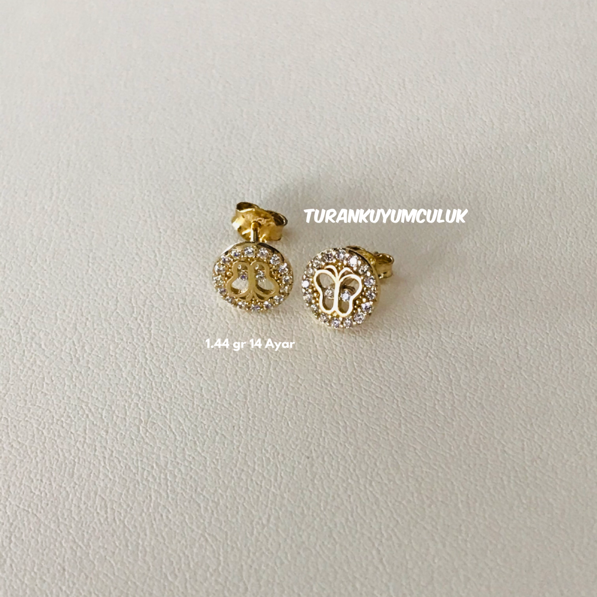 14 Ayar Küpe1,44 Gr -14 Ayar