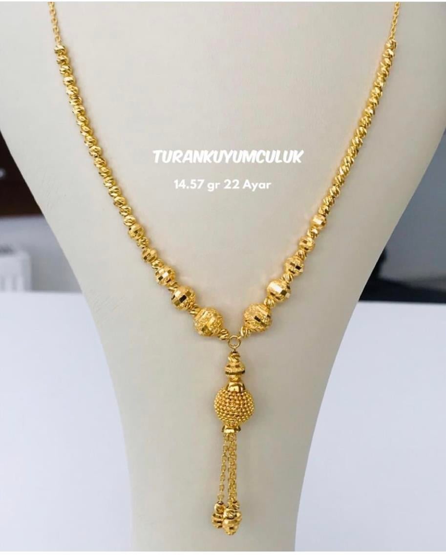 22 Ayar Kolye14,57 Gr - 22 Ayar