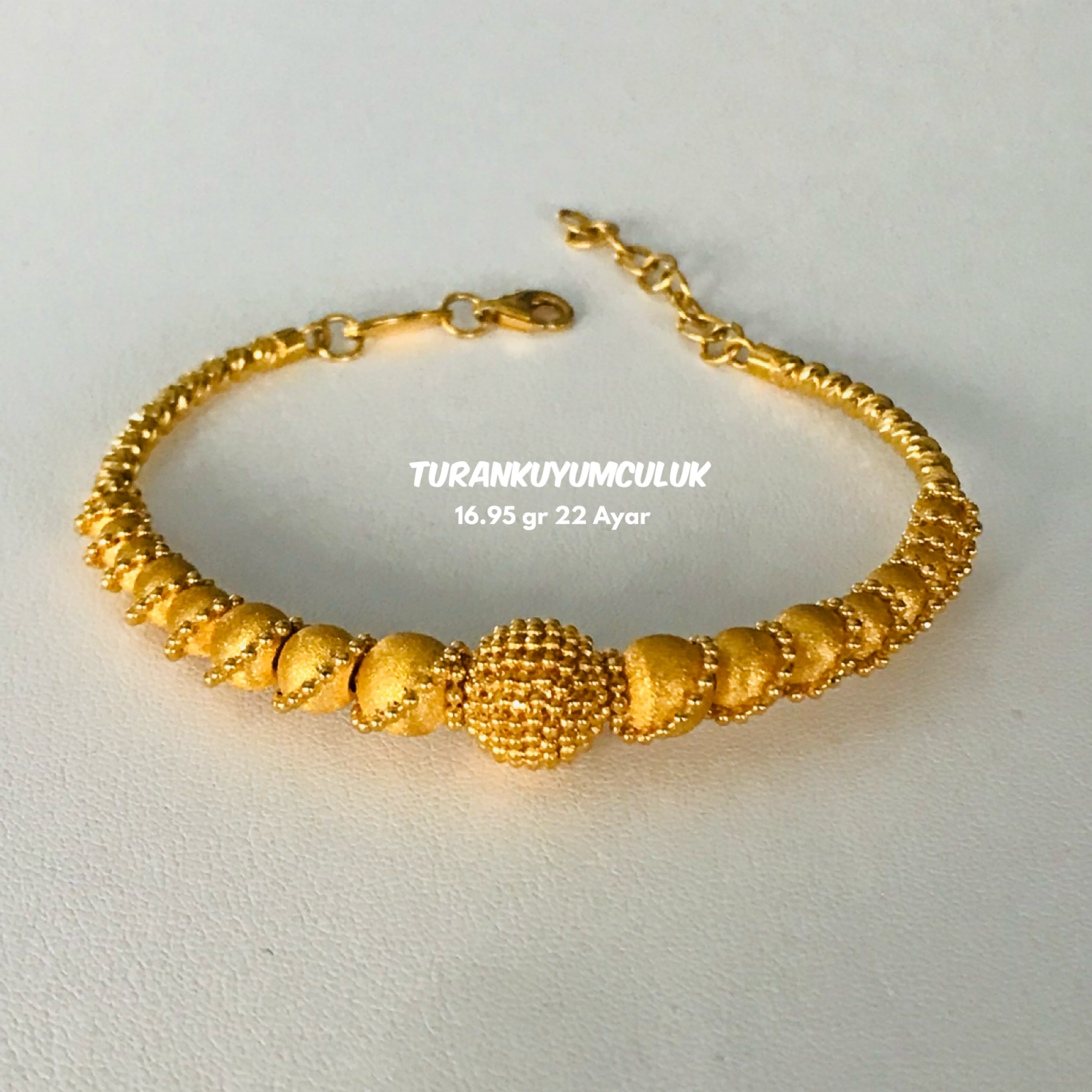 22 Ayar Kelepçe16,95 Gr - 22 Ayar