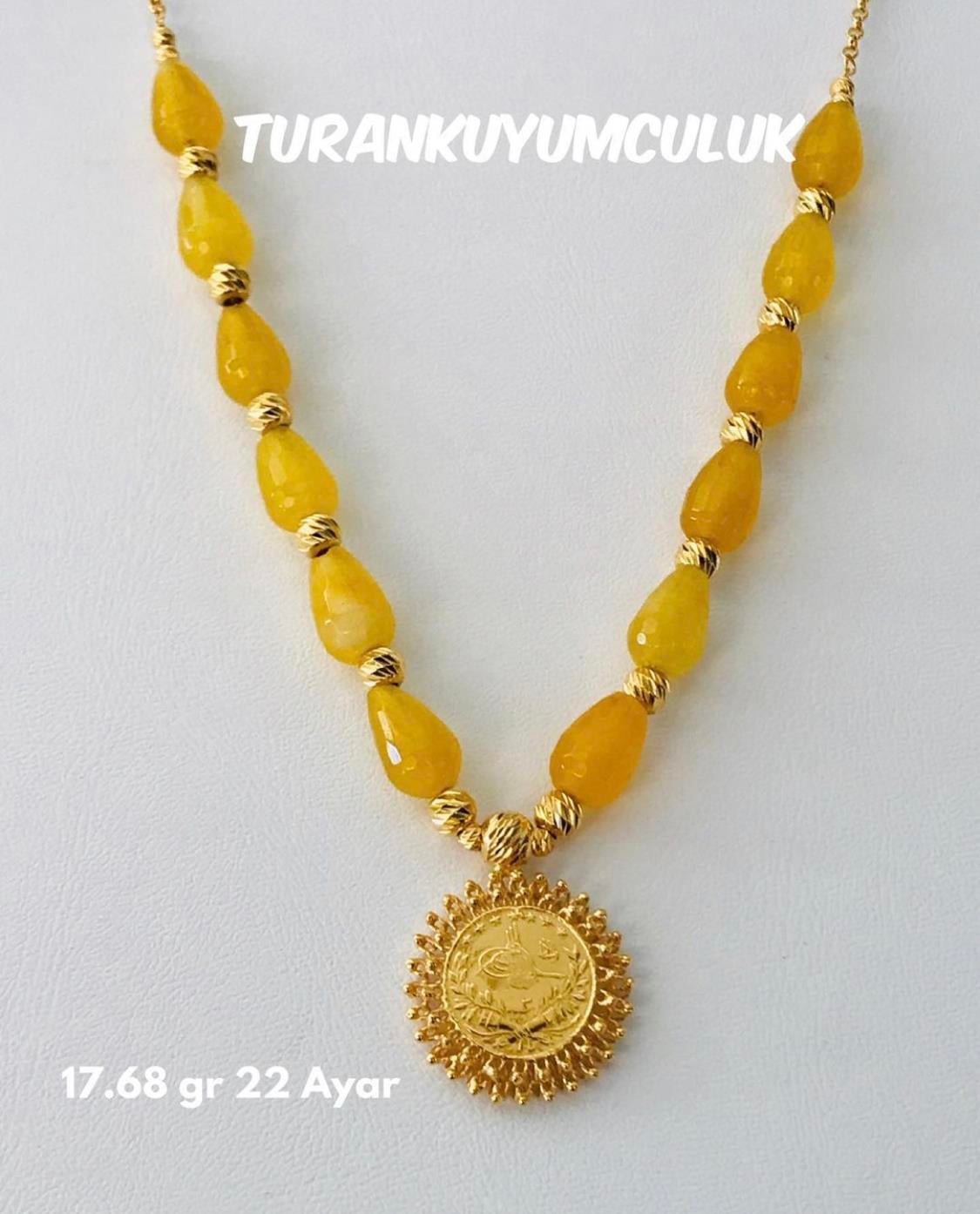 22 Ayar Kolye17,68 Gr - 22 Ayar